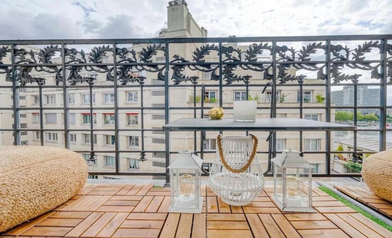 Quai De Seine Tour Eiffel Trocadero Apartment Paris Exterior photo